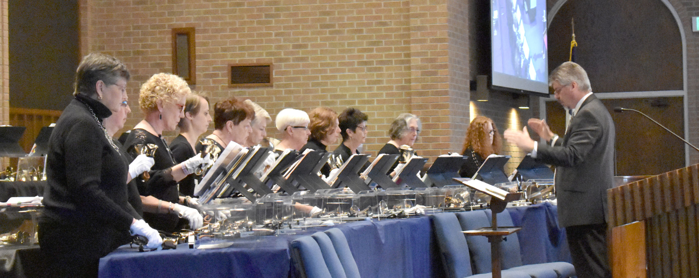 Wild art: Choirs combine to sound handbells